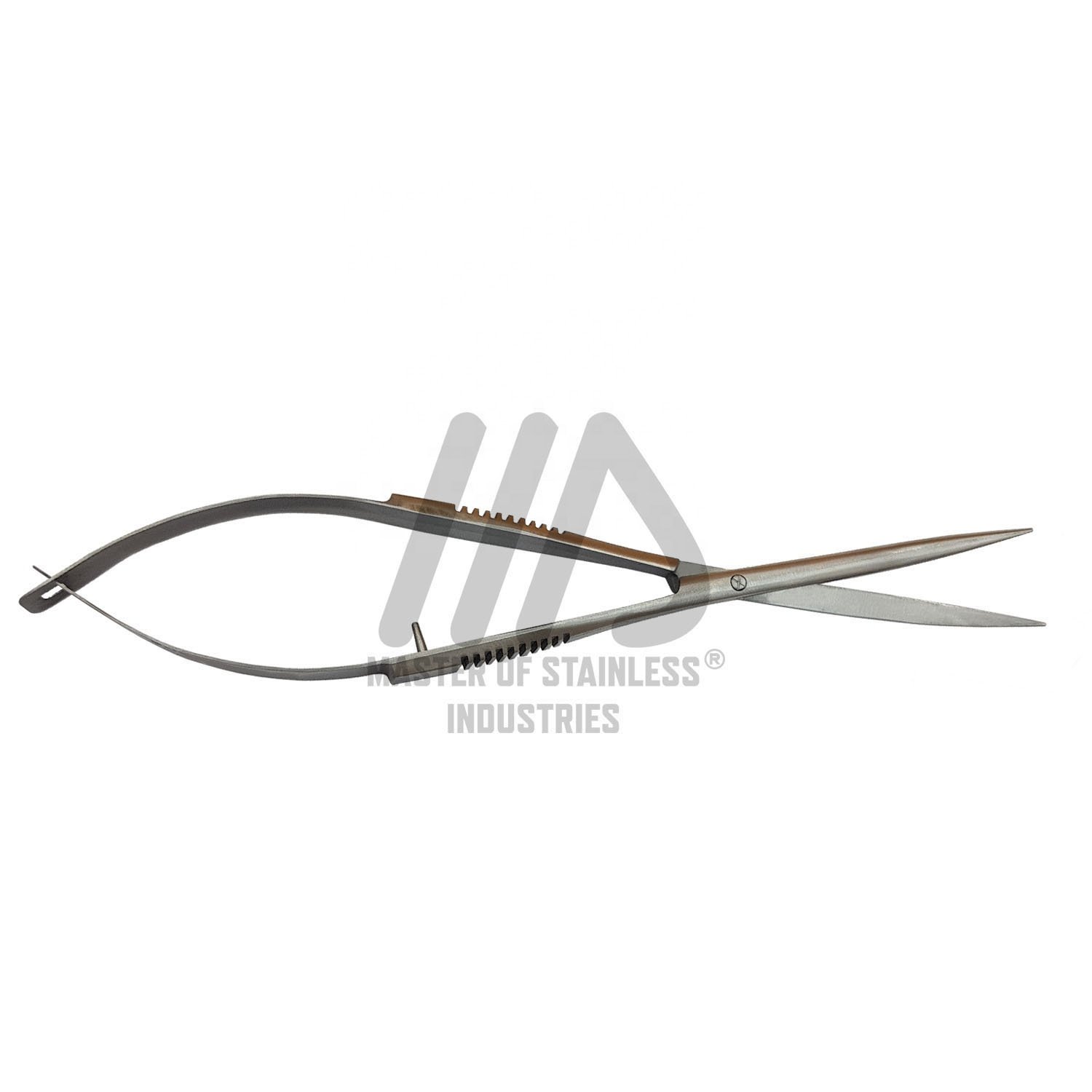 New 6" Aquascaping Spring scissors Long curved blades sharp edge scissors Aquarium Tools stainless steel Aquarium Scissors OEM