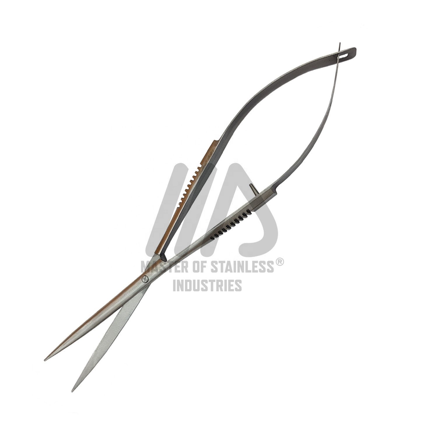 New 6" Aquascaping Spring scissors Long curved blades sharp edge scissors Aquarium Tools stainless steel Aquarium Scissors OEM