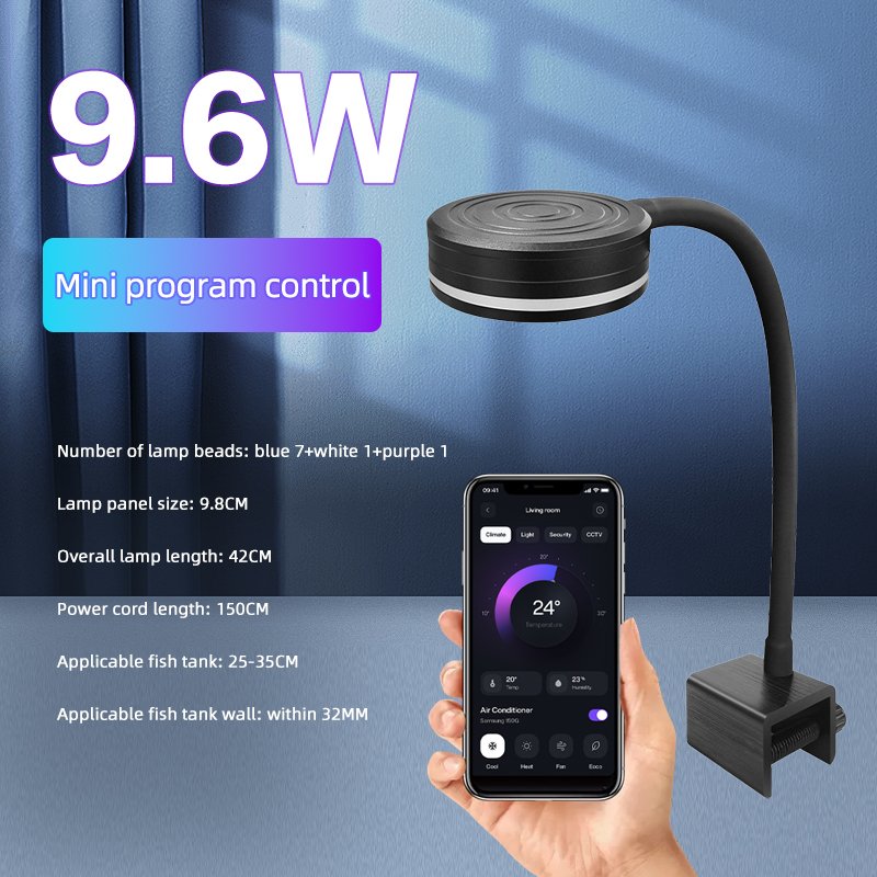 Relaxlines Multifunction waterproof submersible fish tank light planted sea tank aquarium led water light