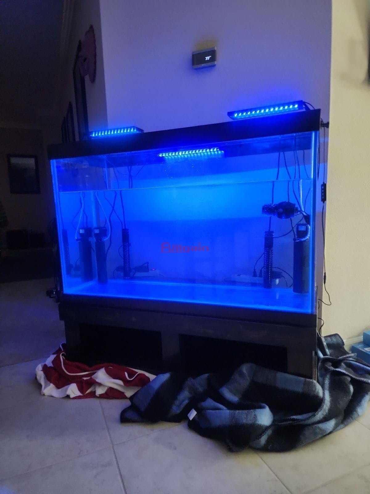Fullgain FG180 24/7 Cycle Fish Tank Light with Timer Full Spectrum 7 Single Colors Auto On/Off Submersible Aquarium Light