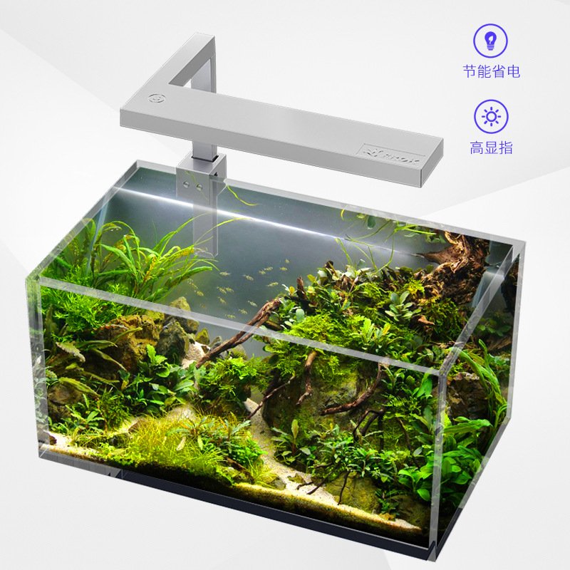 TCFM C2 RGB three primary colors mixed full spectrum color red grass led aquarium light for desktop nano tank