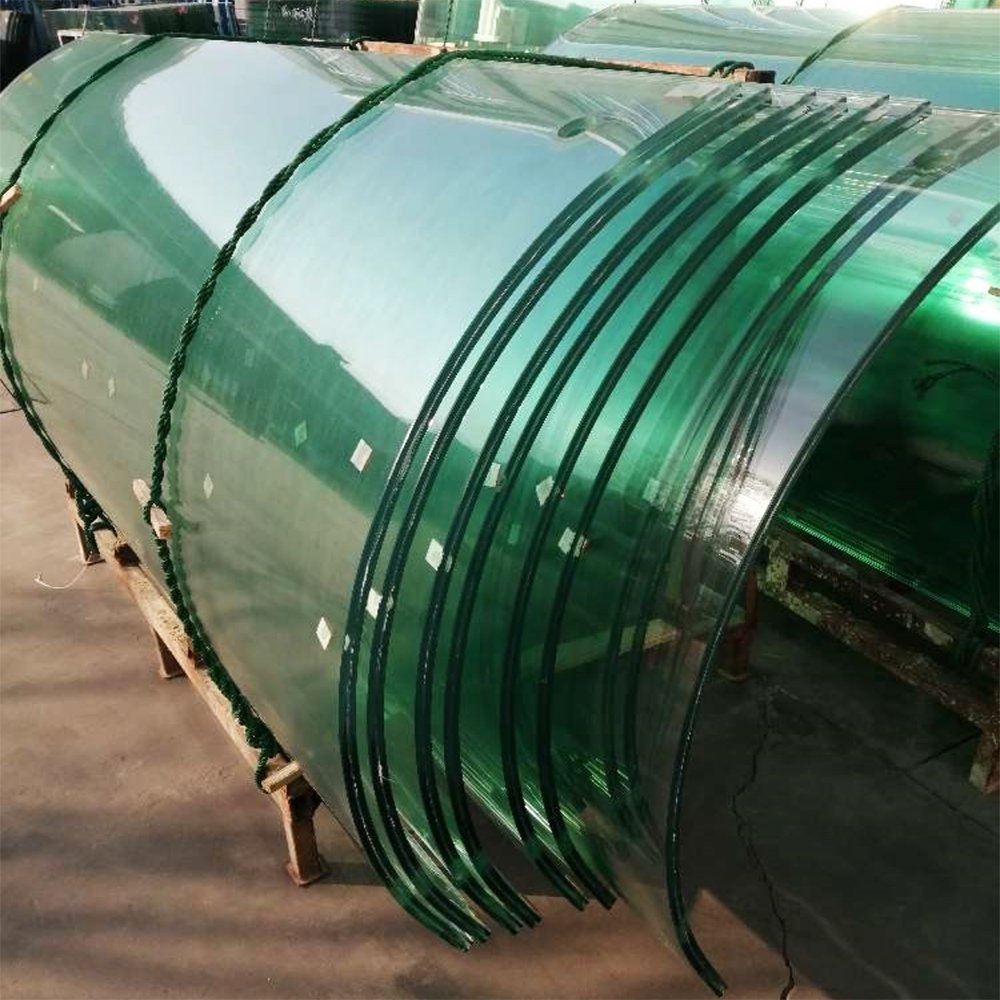 Top Quality Curved Bend Tempered Toughened Glass For Building Dome Skylight Roof Canopy Awning Ceiling