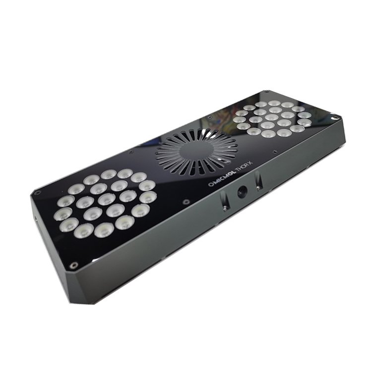 MicMol Thor X120w Full Spectrum Hot and New LED Aquarium Light with Smart Controller and Adjustable Bracket for Reef Corals