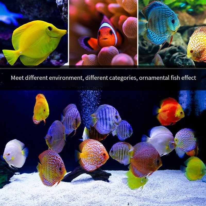 RGB aquarium lights led water grass lights remote control discoloration diving landscaping fish tank lights