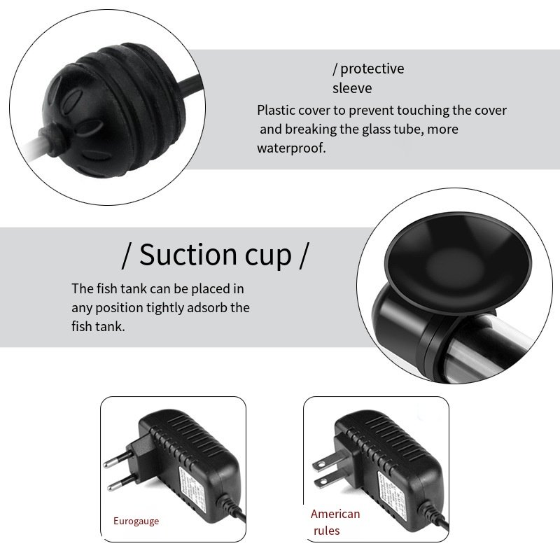 RGB aquarium lights led water grass lights remote control discoloration diving landscaping fish tank lights