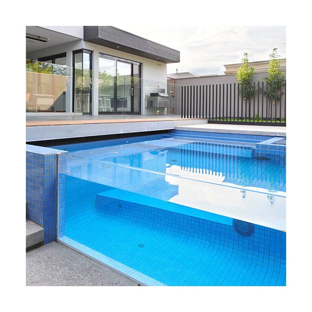 Unbreakable glass acrylic panels for swimming pool