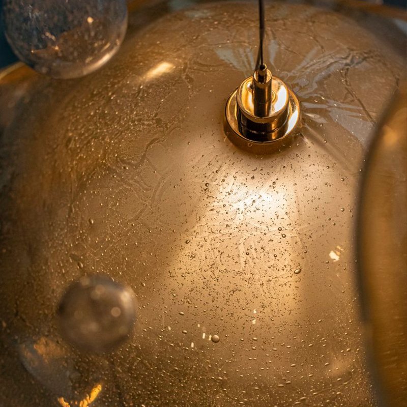 Light luxury glass luxury Restaurant Hotel Anchor Hall Aquarium Children's paradise jellyfish crystal chandelier