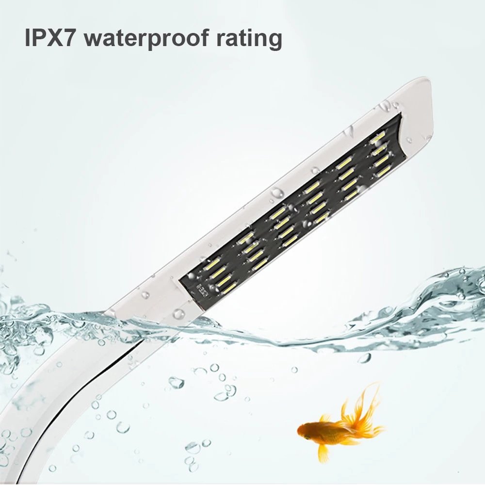 Aquarium EU Plug Fish Tanks Light And Aquarium LED Light Planted Clip-on LED Aquarium Slim Water-proof