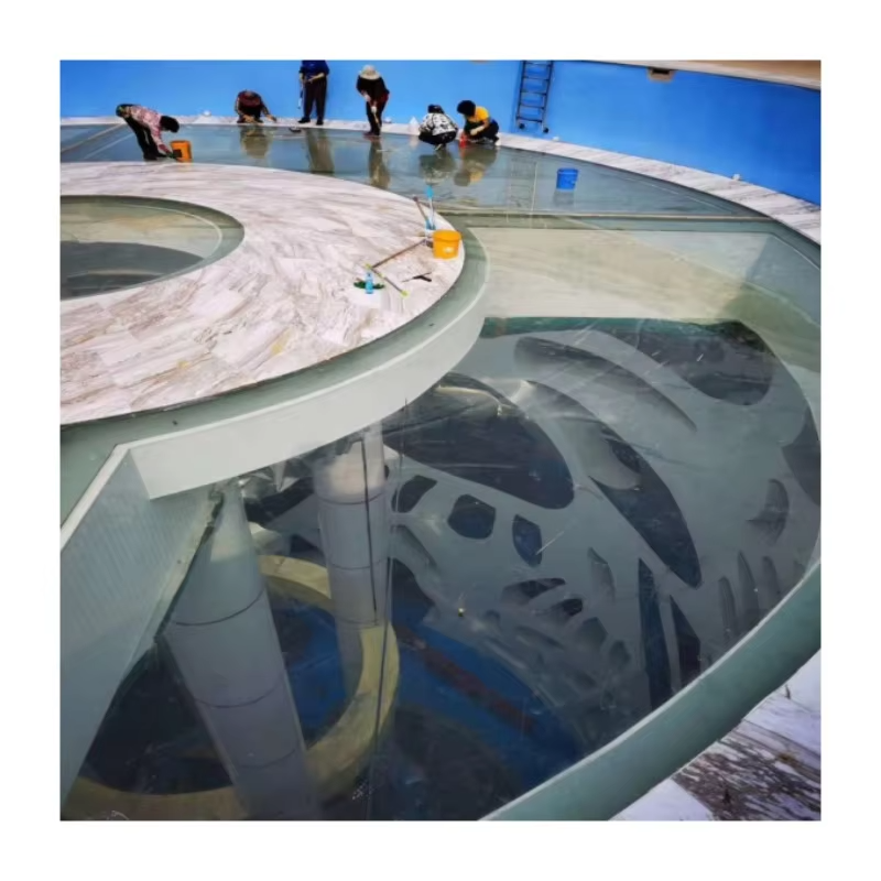 Outdoor Water Absorption 62:2008 above ground swimming pools Thick UV Virgin PMMA Acrylic Panel for acrylic swimming pool