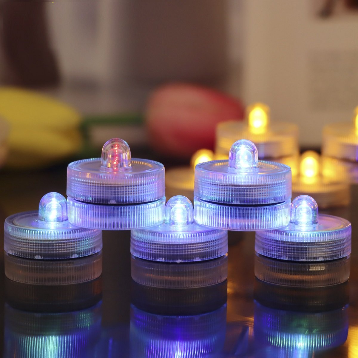 Aquarium fish tank fighting fish light luminous diving light decorative atmosphere electronic candle submerged light