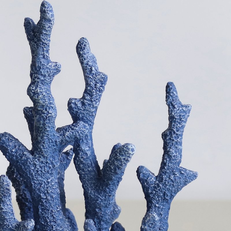 Nautical resin artificial coral reef for aquarium decoration