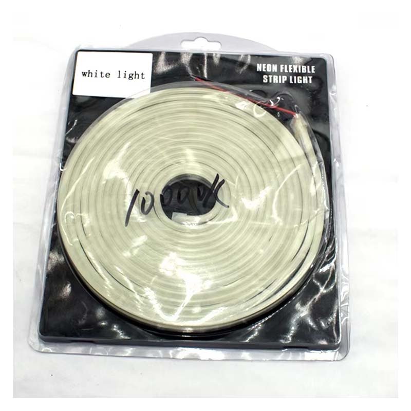 6*12MM Neon LED Flexible Aquarium Lighting Belt Waterproof PVC Body 12V Ice Blue Light Source IP65 Rating Red CCT