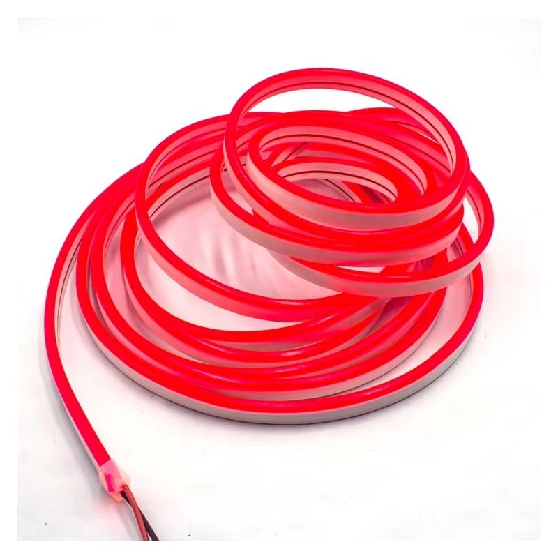 6*12MM Neon LED Flexible Aquarium Lighting Belt Waterproof PVC Body 12V Ice Blue Light Source IP65 Rating Red CCT