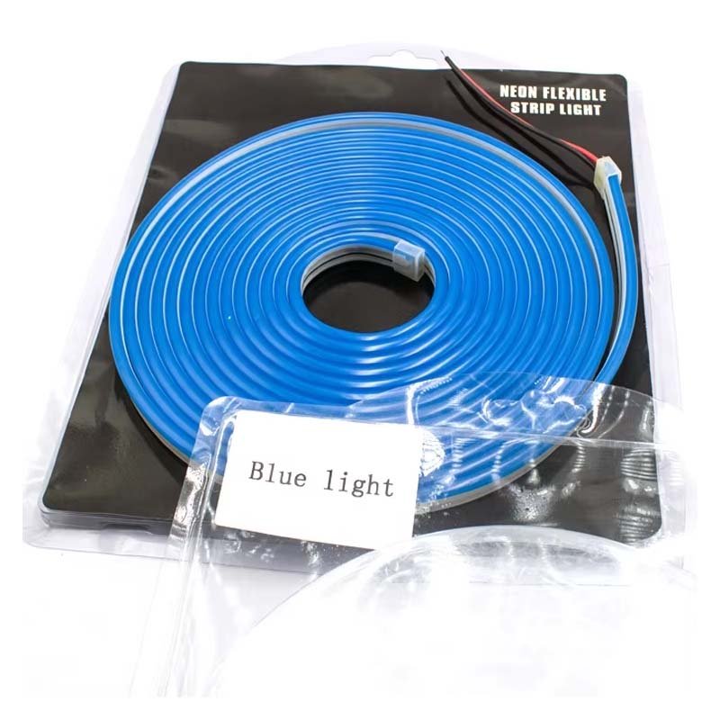6*12MM Neon LED Flexible Aquarium Lighting Belt Waterproof PVC Body 12V Ice Blue Light Source IP65 Rating Red CCT