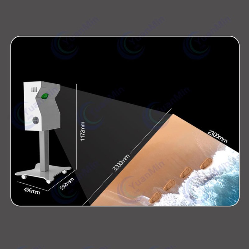 2024 new interactive outdoor ground projection interactive lighting Advertising Equipment