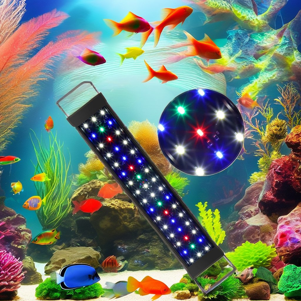 Customized RGB LED Aquarium Light 30-45 CM 6W Fish Tank lighting tube 172141