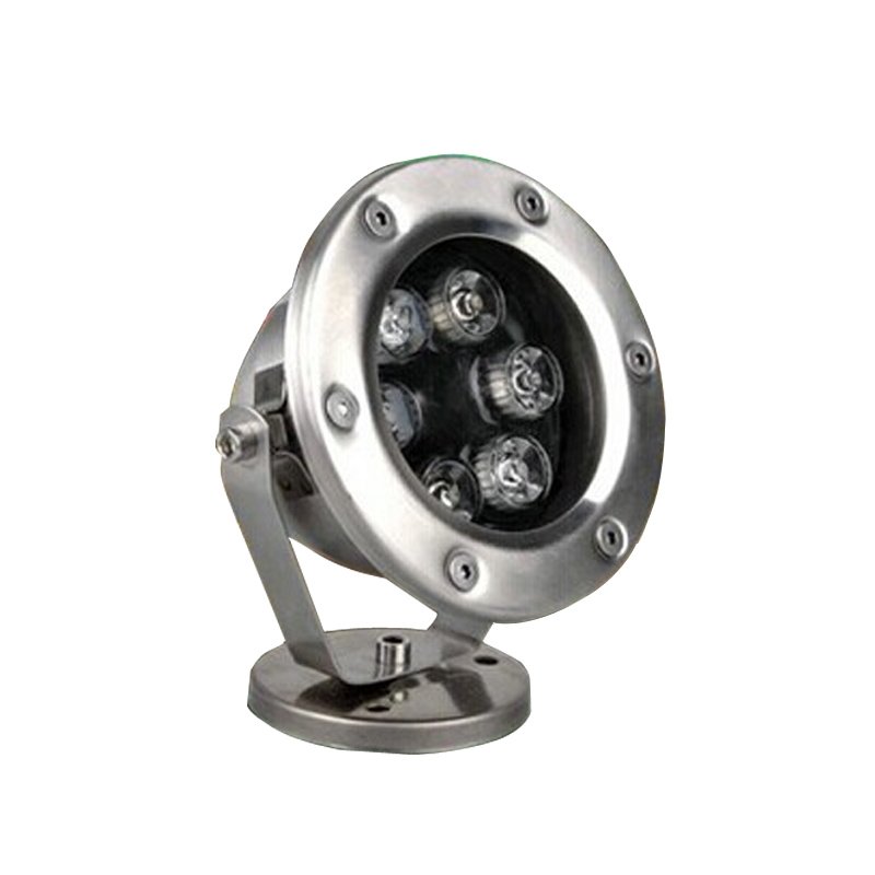 Outdoor IP68 Waterproof 12V Mini RGB LED Fountain Lights Stainless Steel Small Pool Lights For Landscape For Underwater Displays