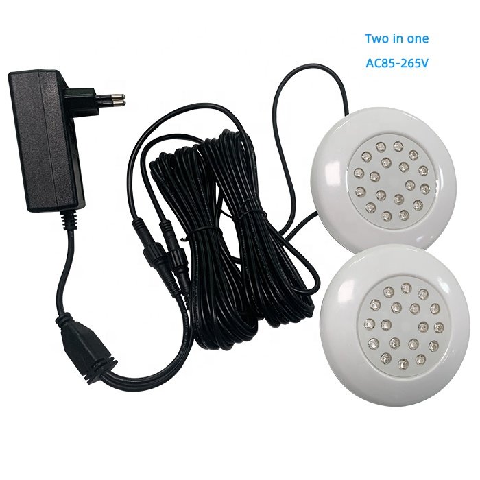 All-in -one reflector with adapter underwater submersible lamp IP68 waterproof RGB reef light led fish tank light