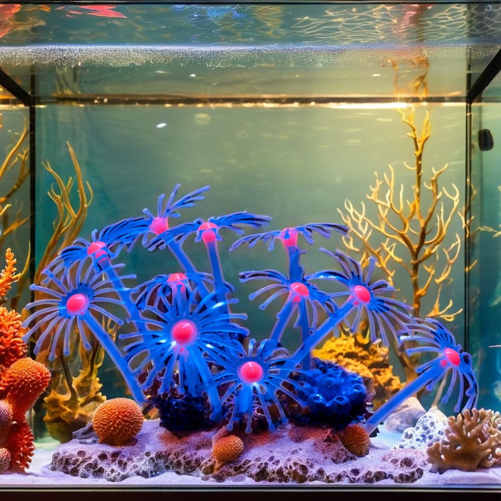 Wholesale Aquarium Accessories Luminous Artificial silicone Fish Tank Decorations Silicone coral