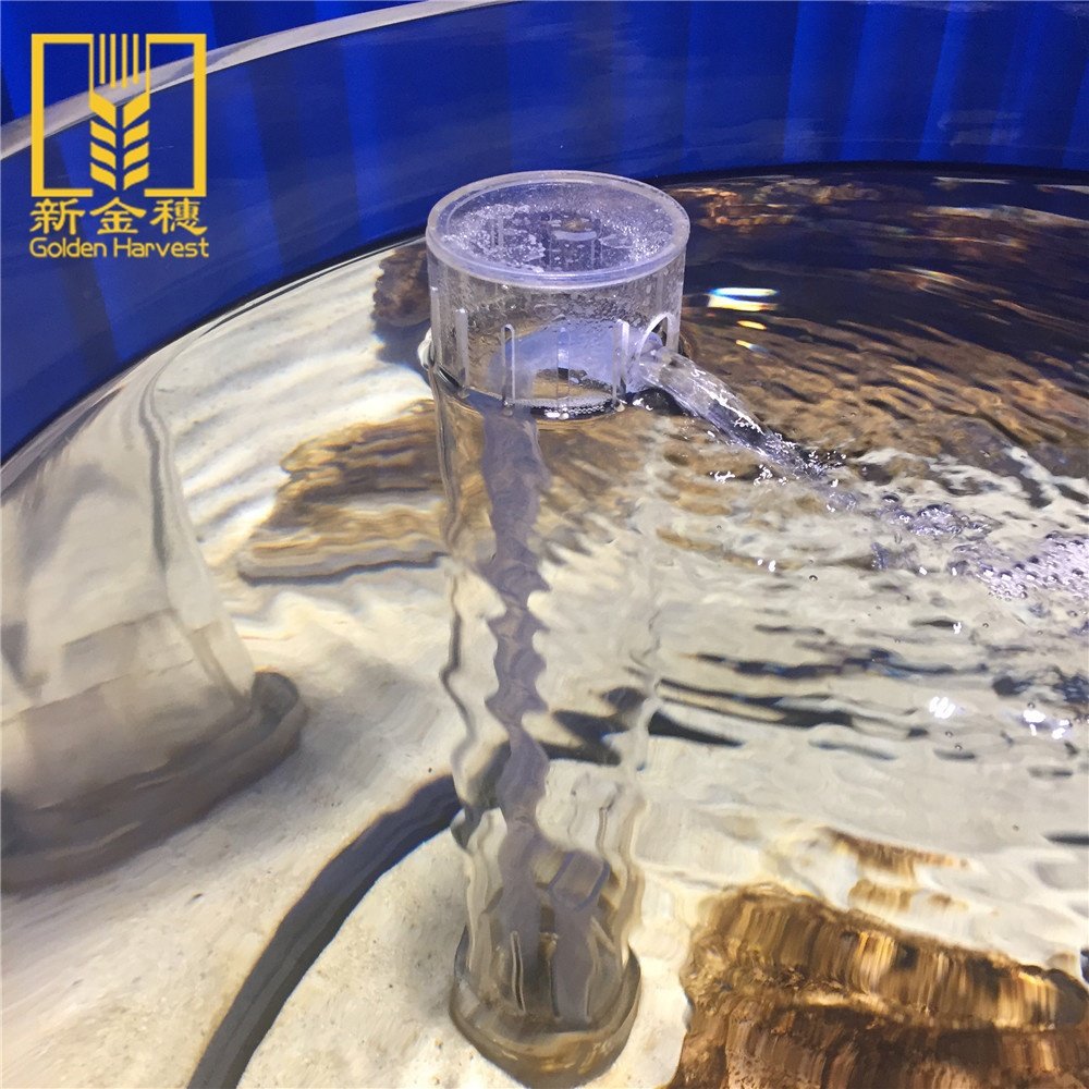 2023 New designed oem service acrylic panel for aquarium cylinder round fish tank decorations