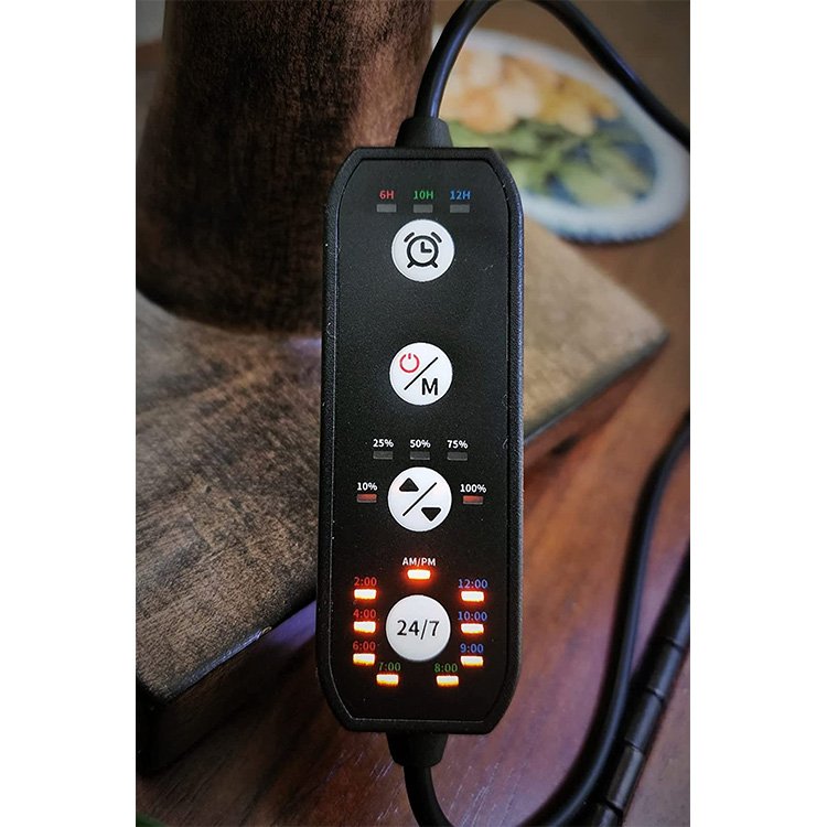 Fullgain FG169 IP68 Intelligent Touch Control Aluminum Fish Tank Light LED WRGB Aquarium Lights With Sunrise&Sunset Freshwater