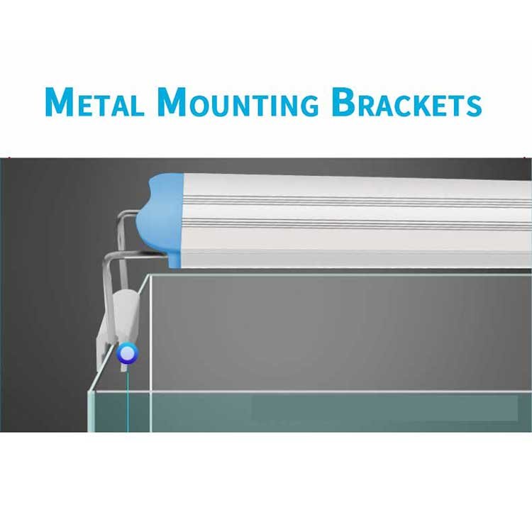 220V Aquarium Clip Light Super Thin Fish Tank Planted Aquarium Lamp 20-100cm Led Eu Energy Aquarium Lighting