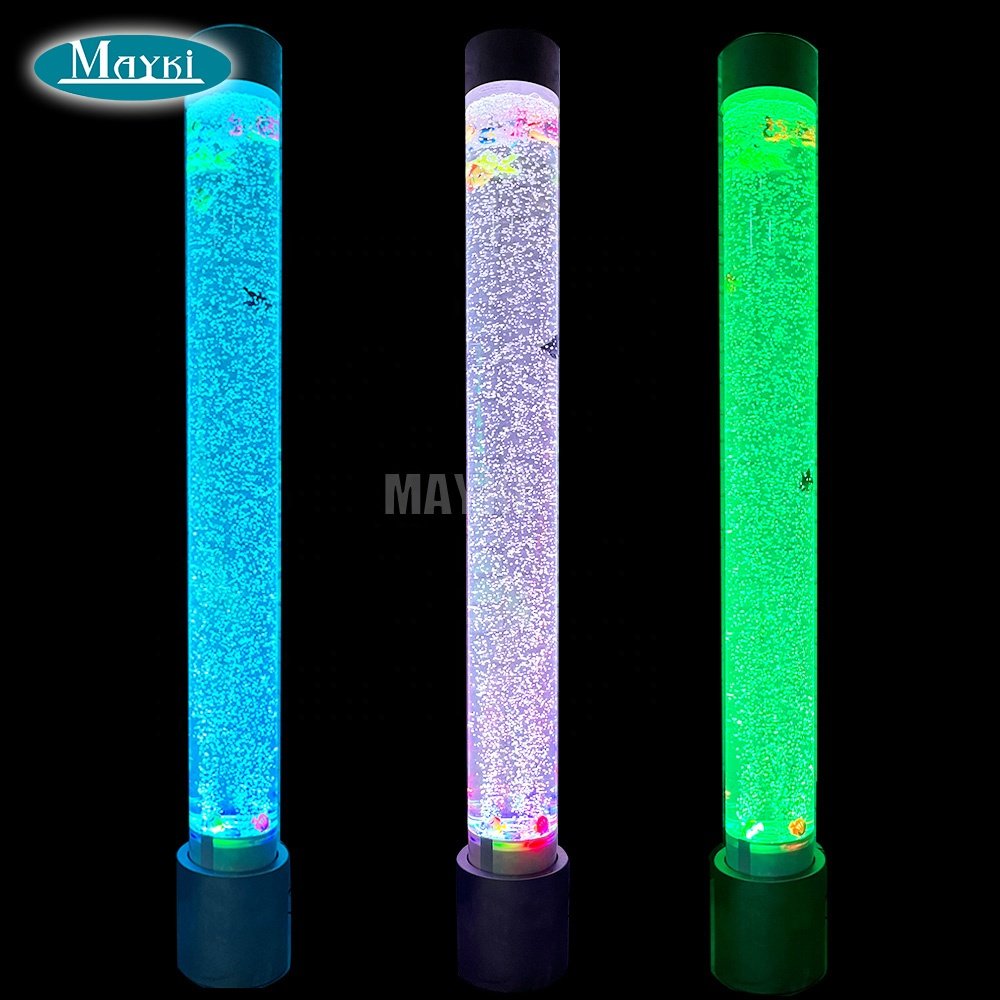 Bubble Tube Corner Set Sensory Room Kit with Fibre Optic and Platform