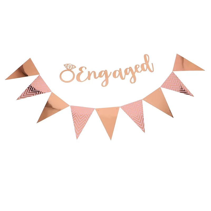 Pennant Party Flag Retro Design Graphics Can Be Customized Party Decoration Layout