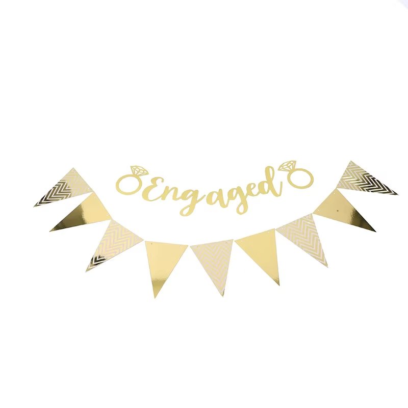 Pennant Party Flag Retro Design Graphics Can Be Customized Party Decoration Layout