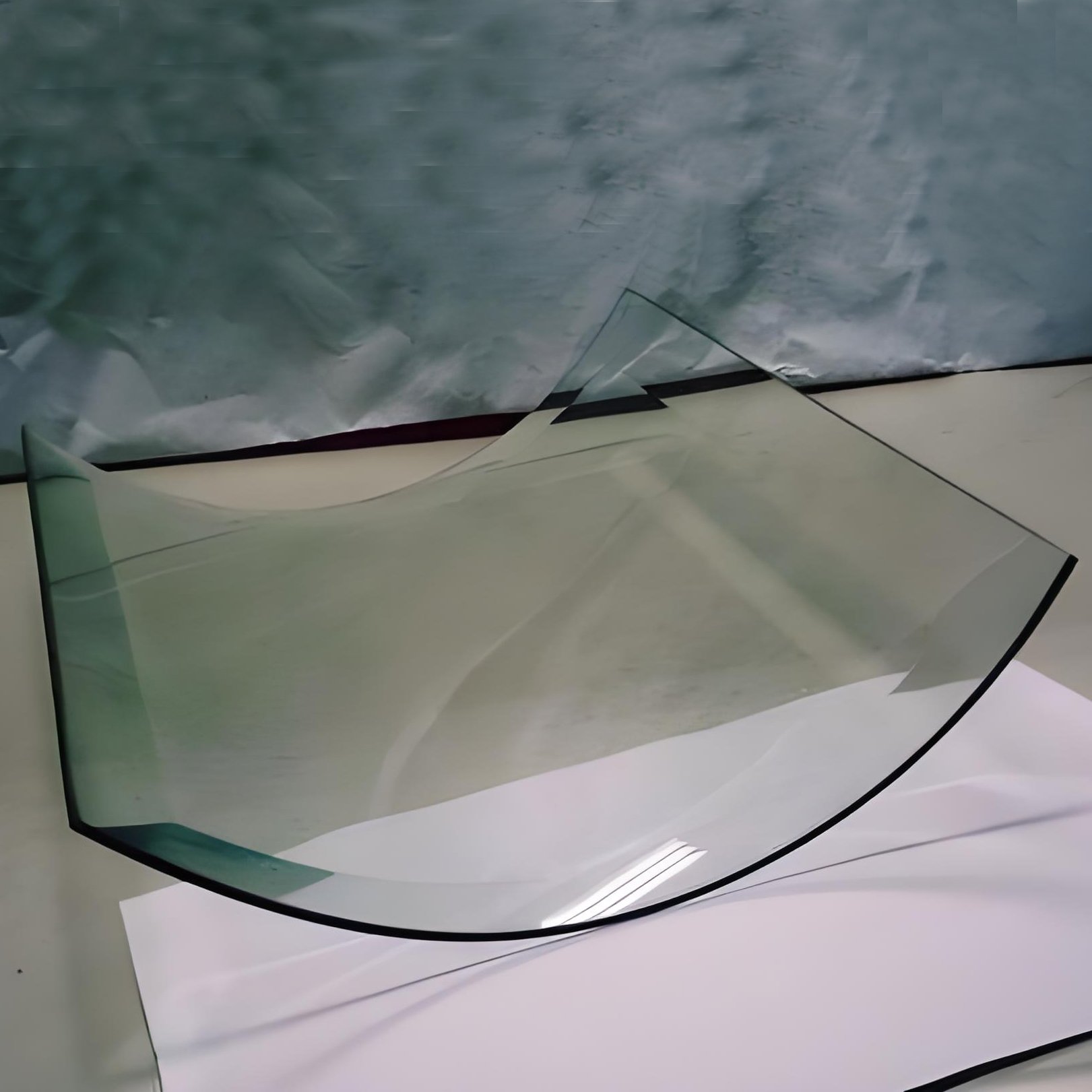 6mm 8mm 10mm 12mm Large Sheet Standard Size Hot Bent Clear Bending Curved Tempered Glass for Elevator Shower Door Partition