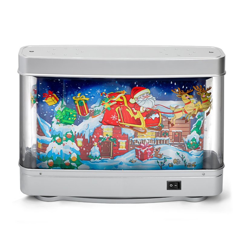 Artificial Fish Tank Decoration Mini Aquarium Tropical Fish Aquarium Decorative Lamp Aquarium Lights Virtual Ocean in Motion