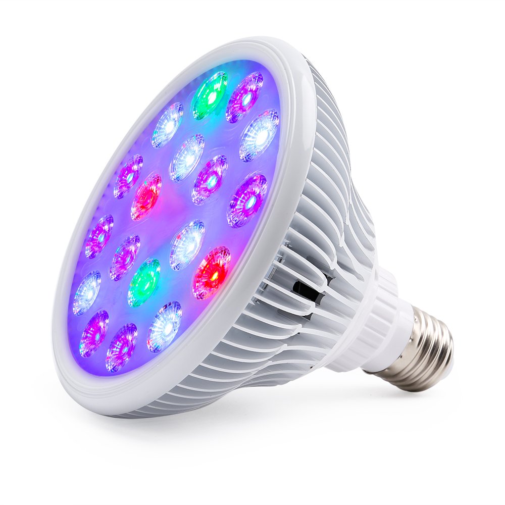 Sinjialight 80W aquarium light E27 18leds croal reef fish tank lighting