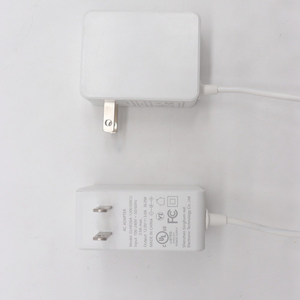 36W power adapter vertical type AC to DC US EU Uk AU certificate