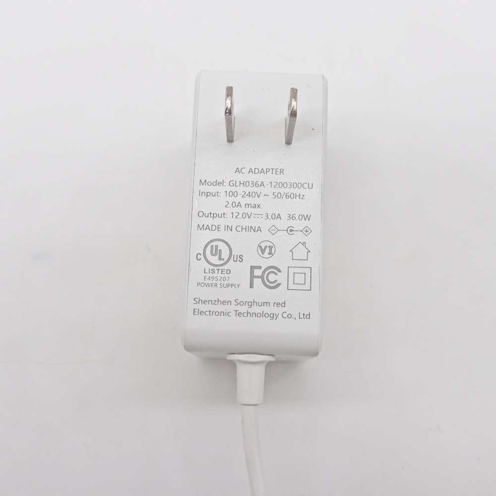 36W power adapter vertical type AC to DC US EU Uk AU certificate