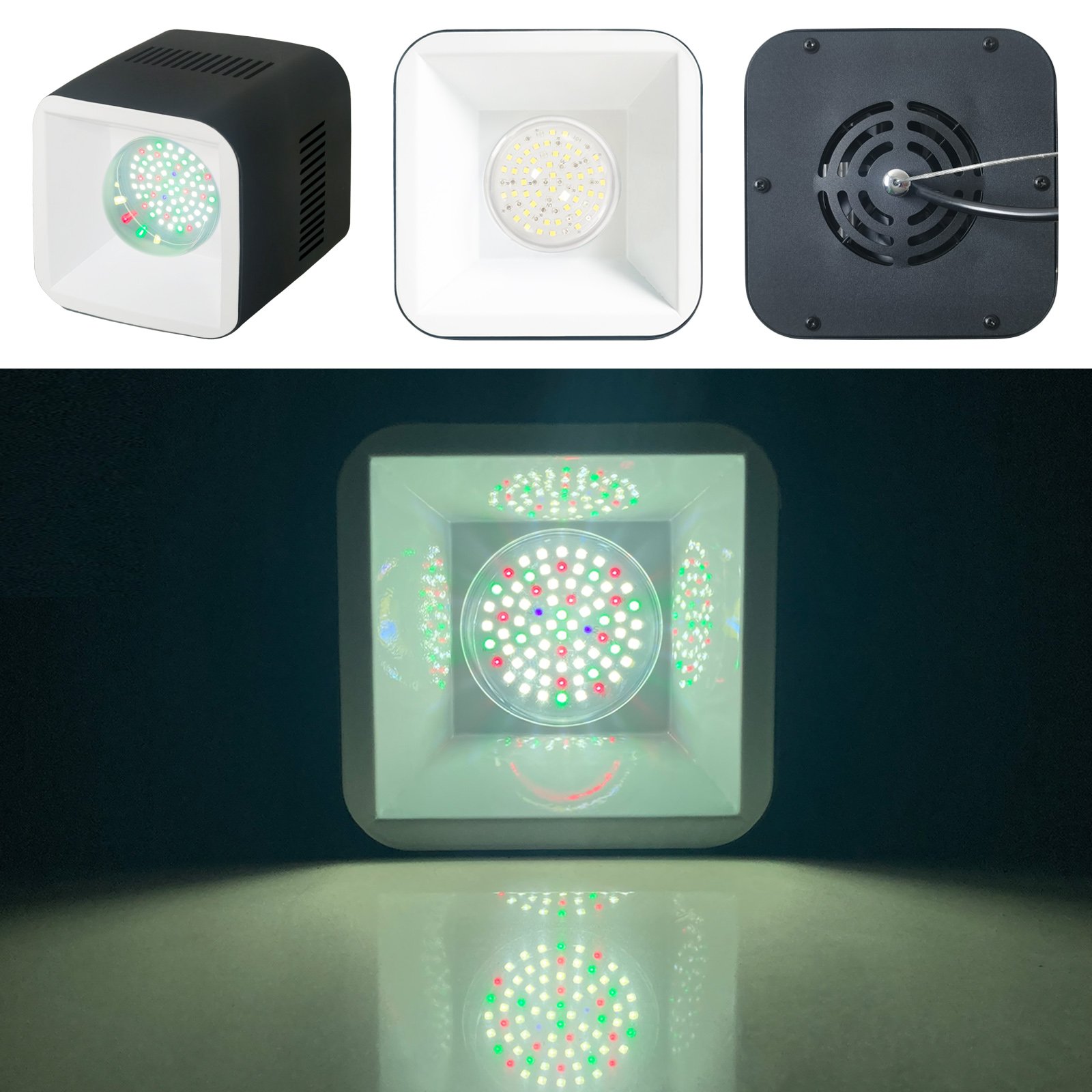 Cusomik fish lights manufacturers aquarium fish tank uv 395nm red green blue led light for aquarium with timer coral reef lamps