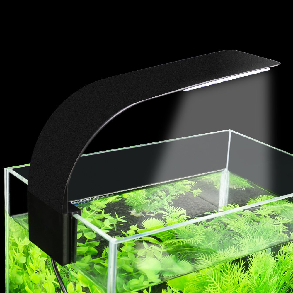 Senzeal Led Aquarium Lighting Super bright X5 Clip-on Slim Aquarium Lamp Fish LED 220V/110V Fish Tank LED Light Lamp