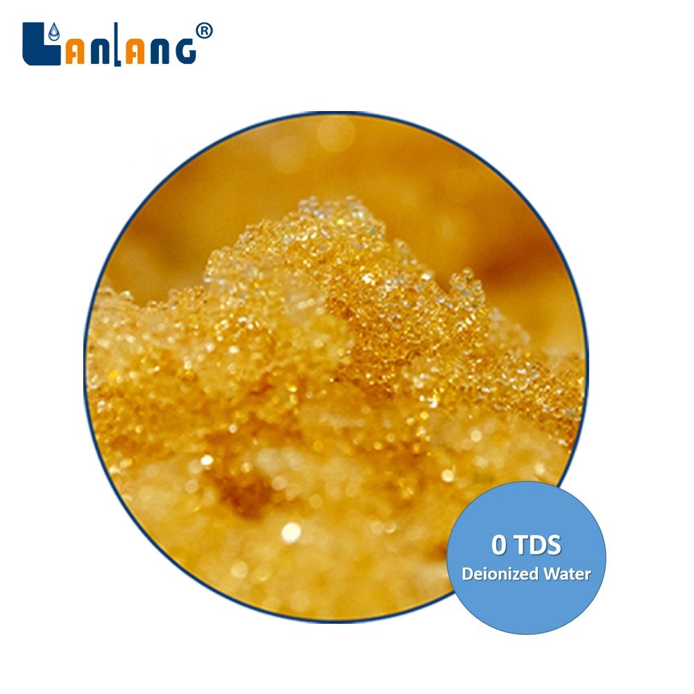 Lanlang spotless DI resin MB400 purolite solar panel cleaning aquarium EDM mixed bed resin 0 tds cation anion mixed bed resin
