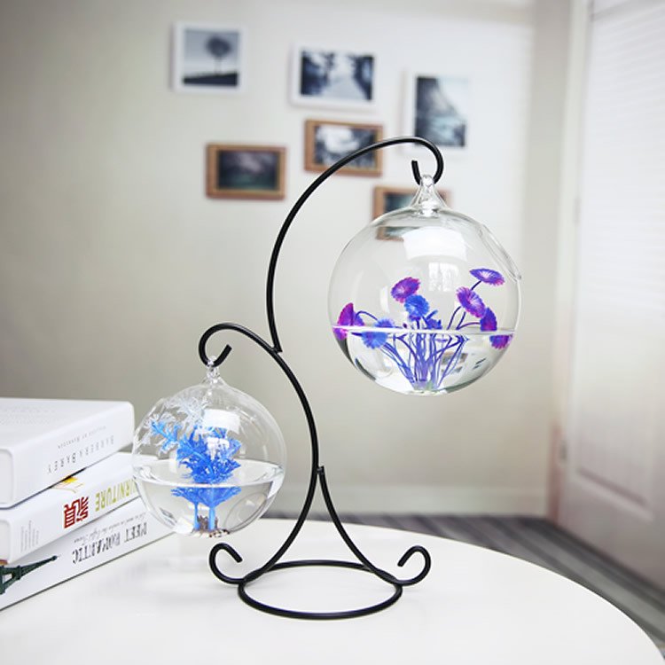 Hanging Transparent Fighting Fish Aquarium ,Mini Goldfish Aquarium,acrylic fish tank,Clear aquarium tank, betta tank
