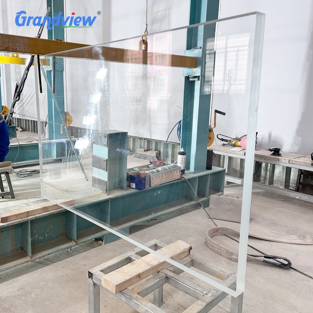 Grandview clear above ground acrylic swimming pool for big swimming pool family