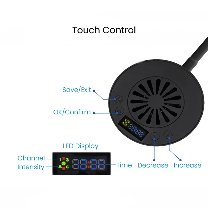 Aqua knight V2 Full Spectrum 36W LED Aquarium Light for Reef Aquariums
