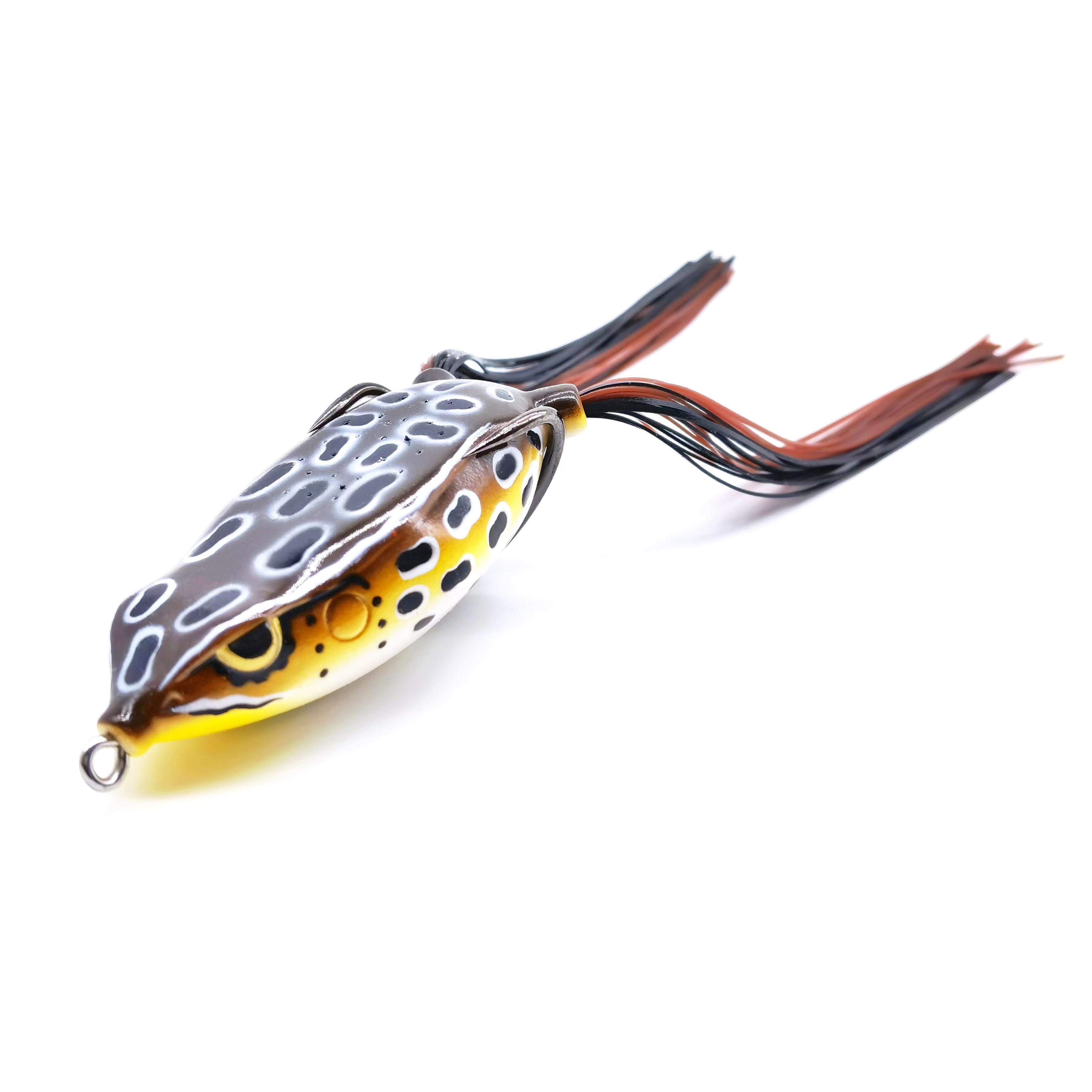 Artificial PVC Silicone Frog Fishing Lure Soft Frog Bait Topwater Floating Lures