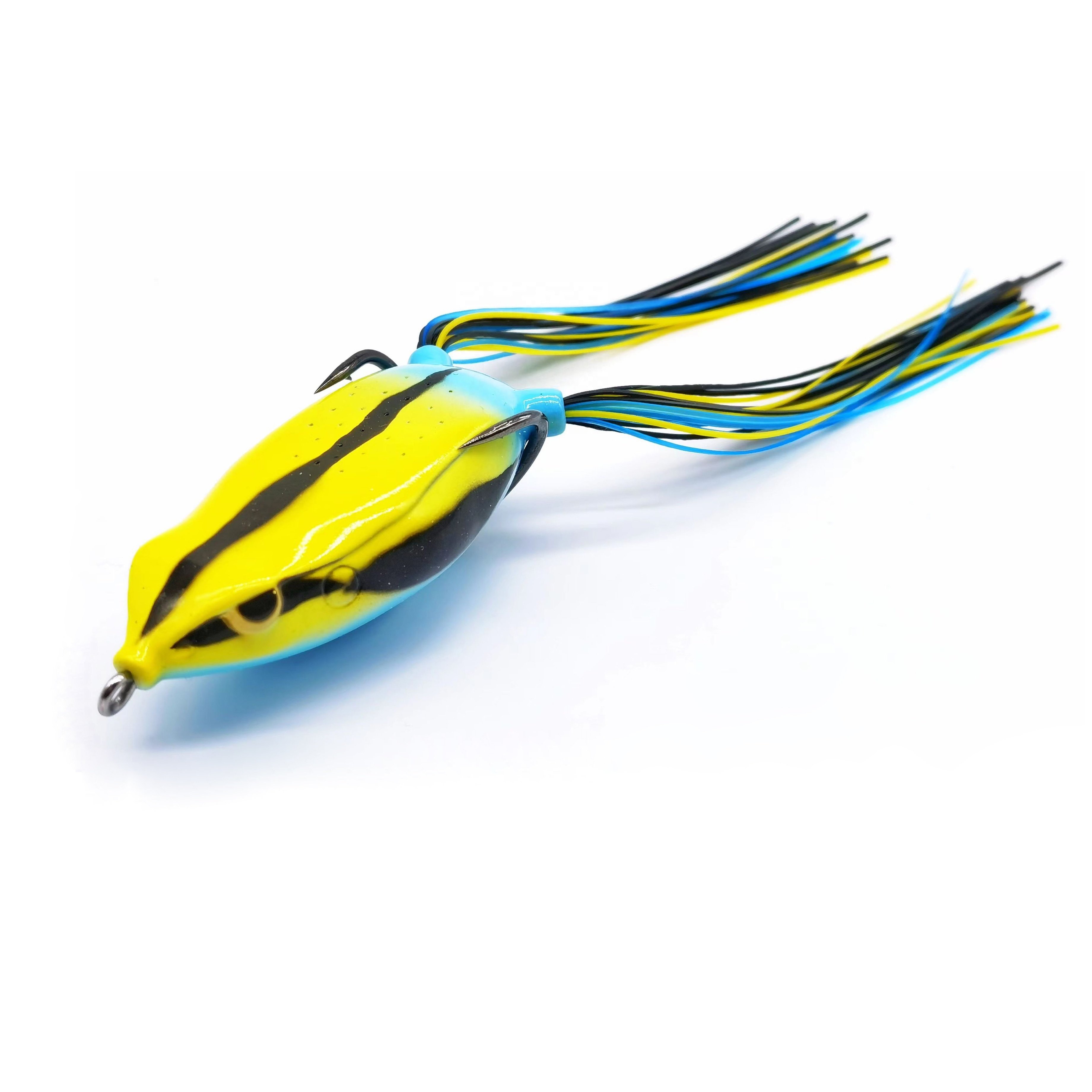 Artificial PVC Silicone Frog Fishing Lure Soft Frog Bait Topwater Floating Lures