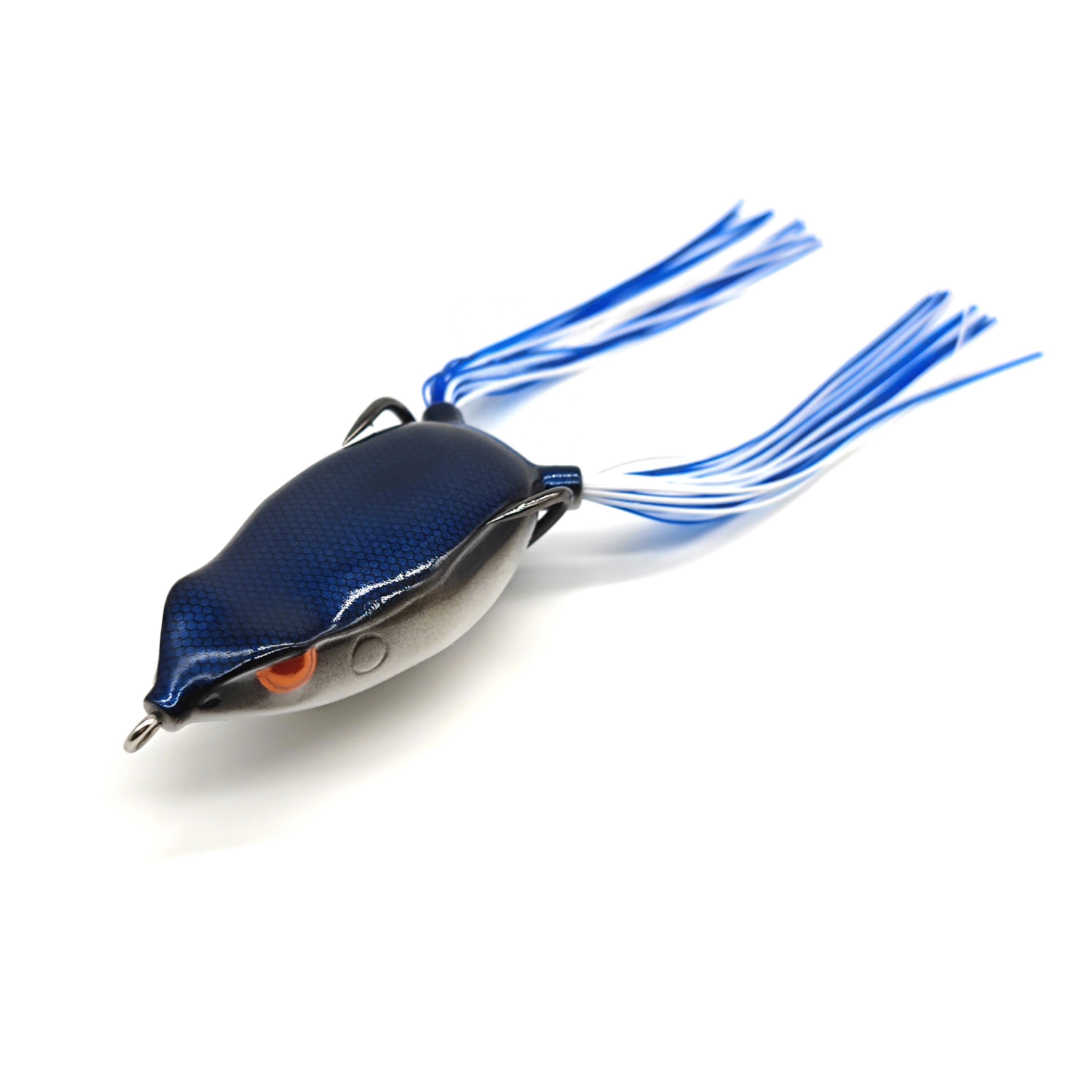Artificial PVC Silicone Frog Fishing Lure Soft Frog Bait Topwater Floating Lures