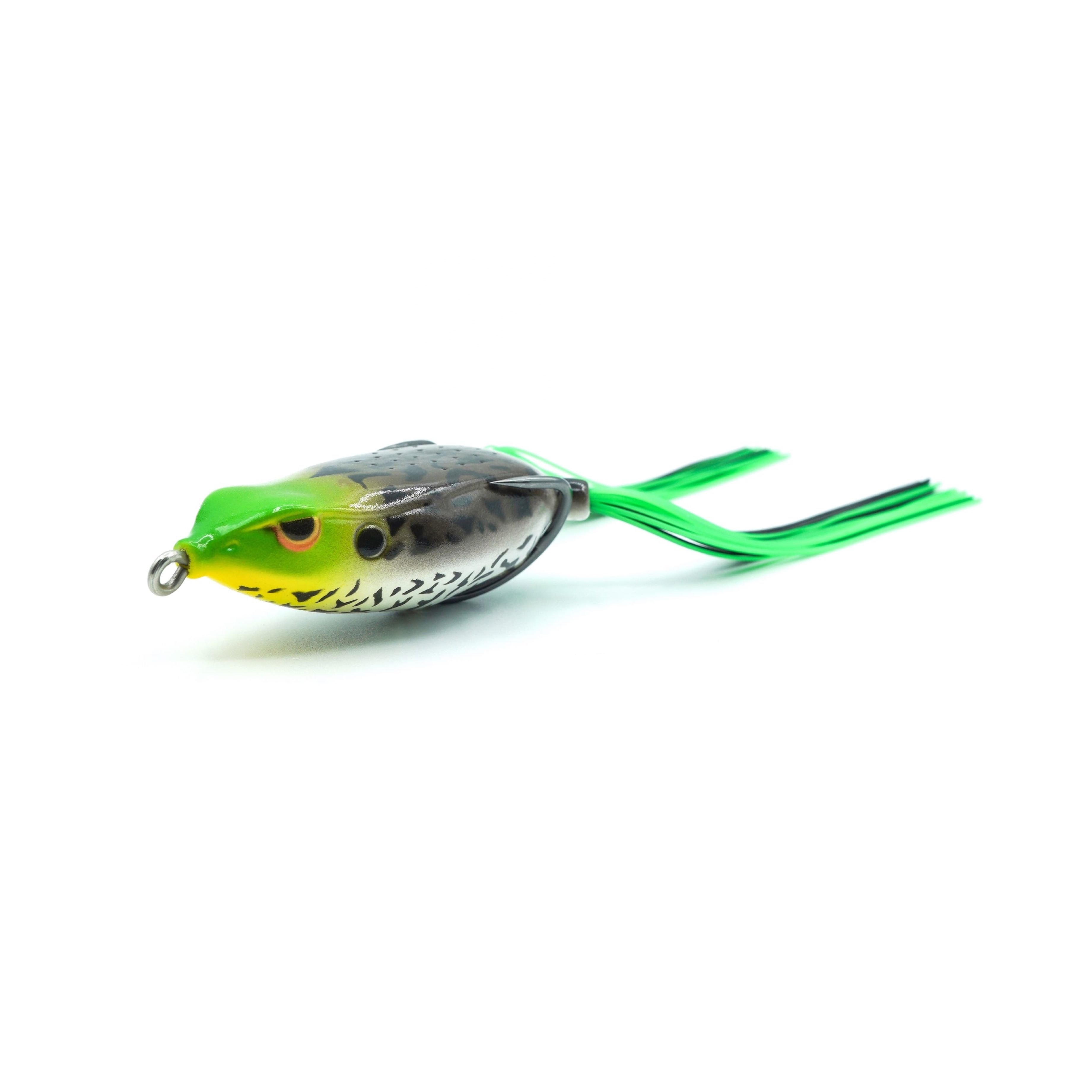 Artificial PVC Silicone Frog Fishing Lure Soft Frog Bait Topwater Floating Lures