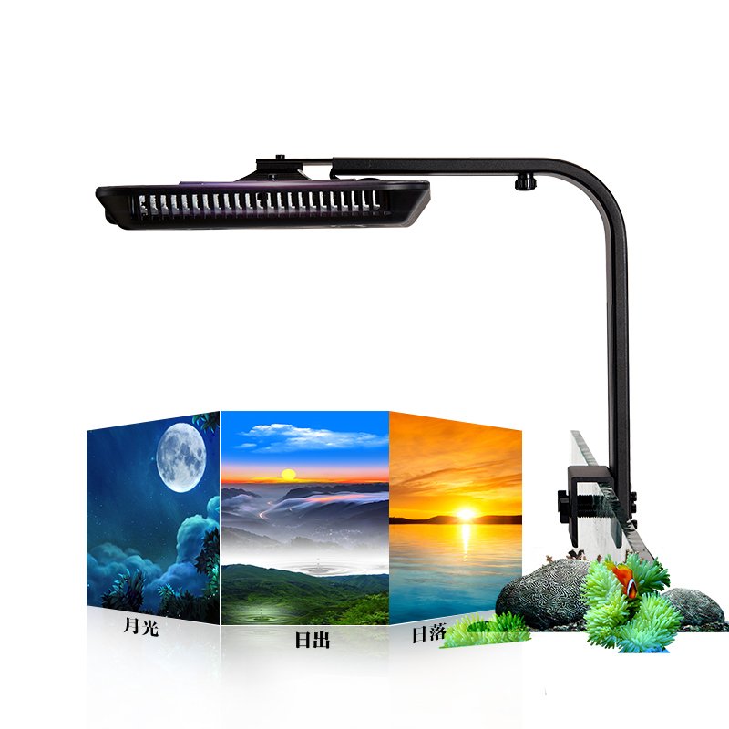 MARGGOO MA09-S60 90W timer saltwarer aquarium light sunrise sunset LCD coral reef full spectrum marine aquarium light