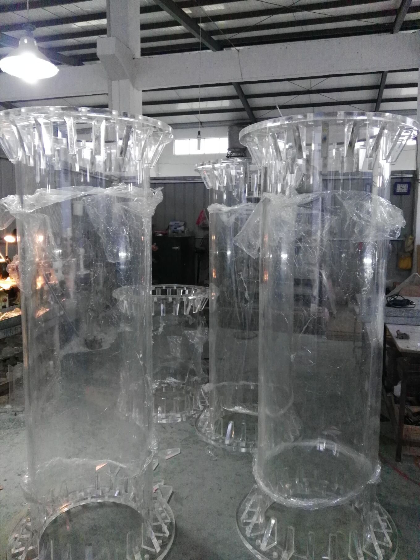800mm PMMA Tube Large Diameter Clear Cast Acrylic Tube for Hyperbaric Oxygen Chamber Acrylic Pipe