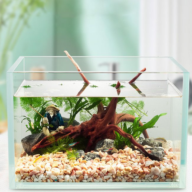Factory Wholesale OEM Fish Tank Aquarium Fish Tank Customized Ultra Clear Glass Fish Tank