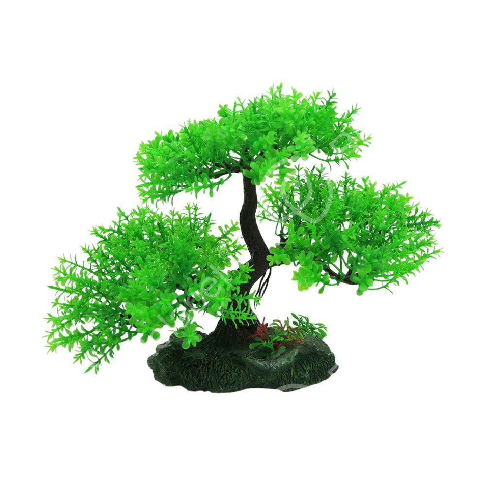 Wholesale Plastic Tree Aquarium Artificial Plastic Plants for Fish Tank Decoration Aquarium Accessories De Plantas Acuario