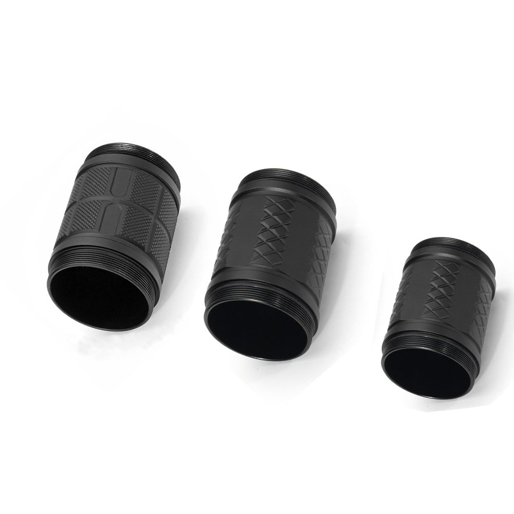 Custom waterproof led flashlight housing CNC Aluminum Housing 18650 Flexible Tube