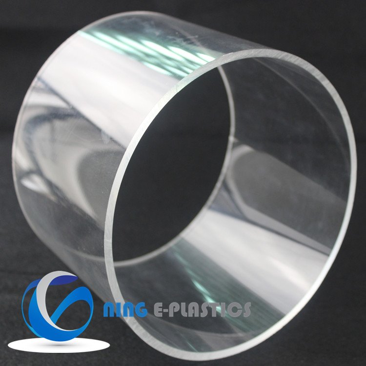 Ning-E Customized Cast Clear Acrylic Tube Pmma Pipe 300mm Plexiglass Tube